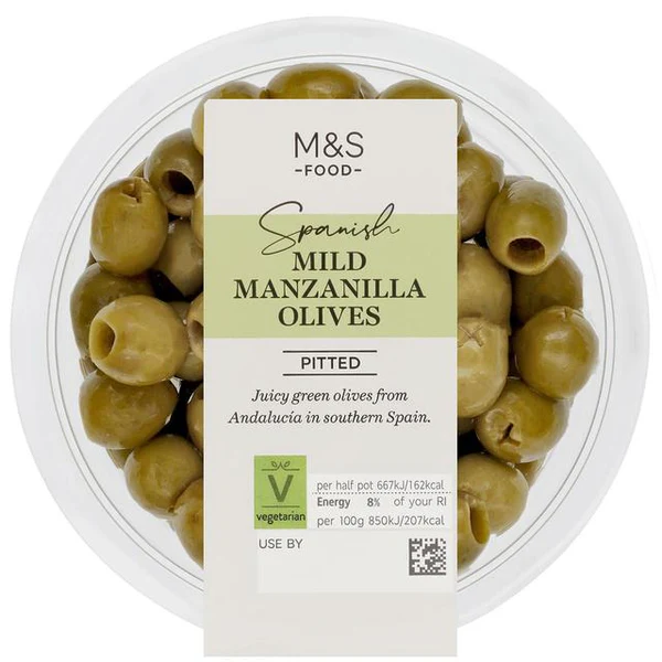 M&S Full-Bodied Greek Kalamata Olives 500g