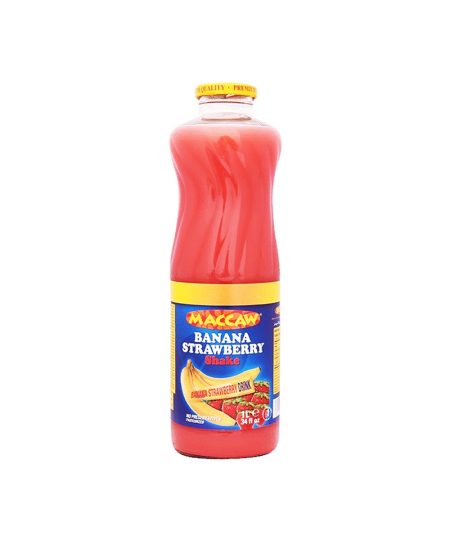 MACCAW STRAWBERRY-BANANA JUICE 1L