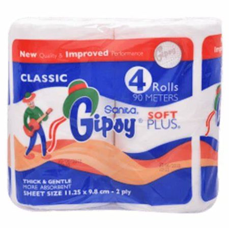 TOILET GIPSY 4 ROLLS