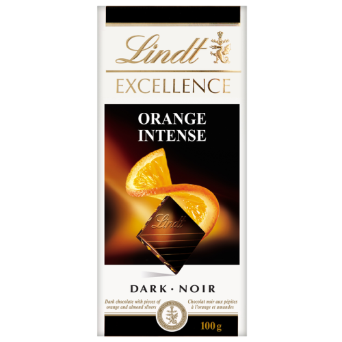 LINDT 100G EXC DRK ORANGE (20) 109738