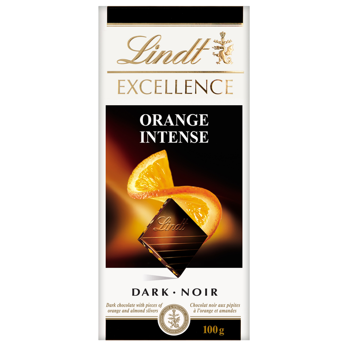 LINDT 100G EXC DRK ORANGE (20) 109738