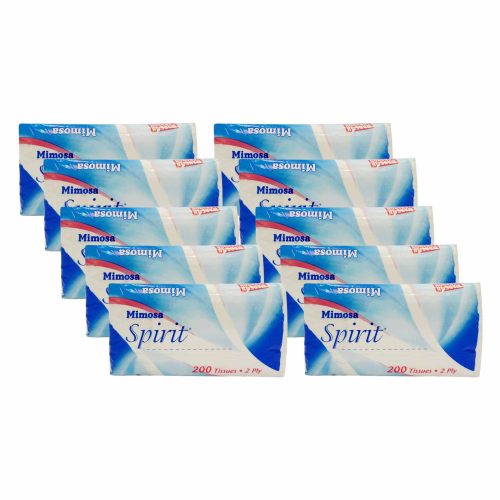 MIMOSA SPIRIT TISSUES X200 PACK OF 10