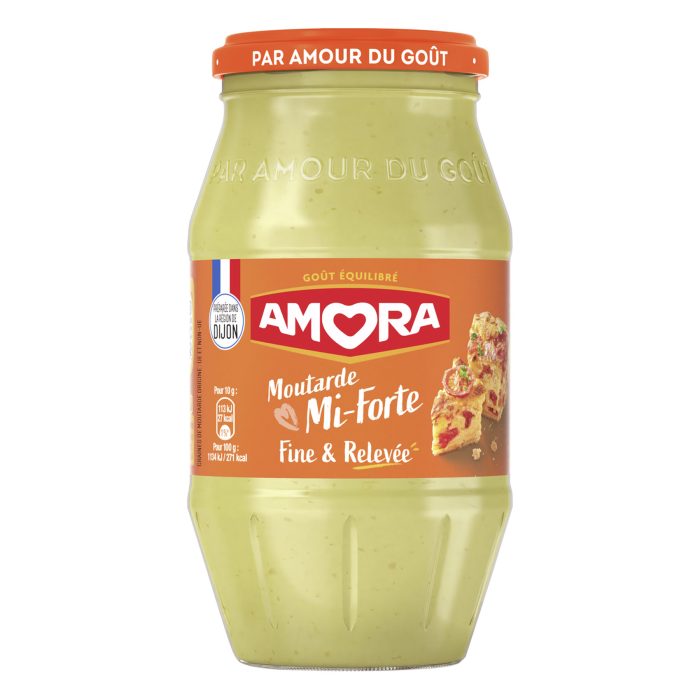 AMORA MOUTARDE MI-FORTE 415G