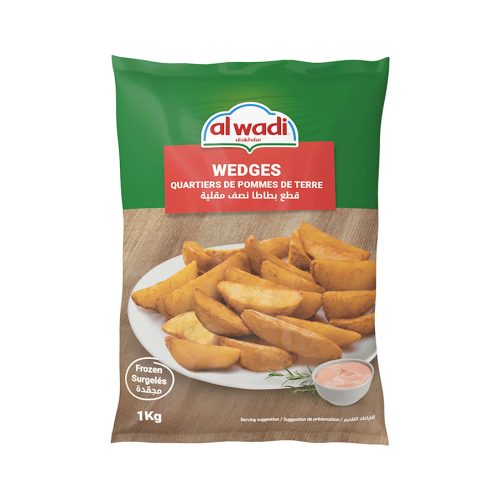 -WAK FRZ FR POTATO WDGS 1KG