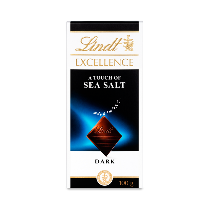 LINDT 100G EXC DRK SEA SALT (20)300367551