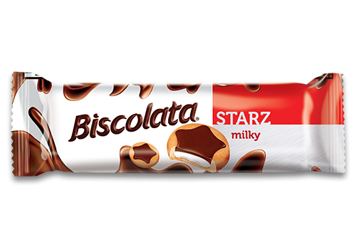 BISCOLATA MILKY STARZ 44G