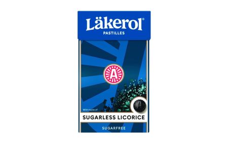 LAKEROL SUGARLESS LICORICE SUGAR FREE