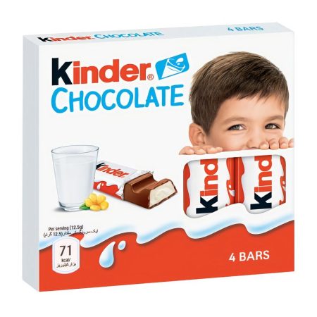 KINDER CHOCOLATE 4 BARS 50G