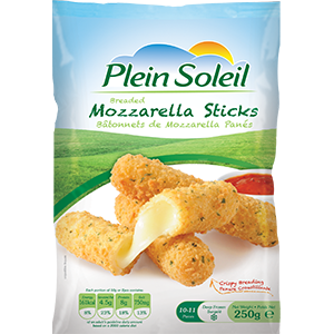 P.SOLEIL FRZ MOZZ STICK BRD 250G (12)