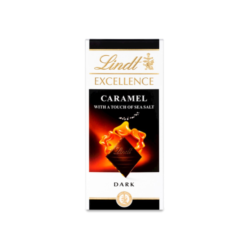 LINDT 100G EXC DRK SLT CARAMEL (20)GK 176723