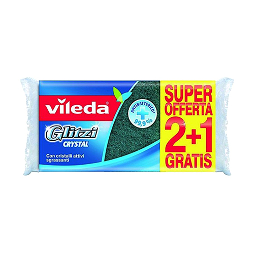 VIL.SP SC GLITZI FIBRA VERDE 2+1F(30)
