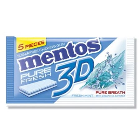 MENTOS 3D FINSEAL FRESH MINT 5 PIECES