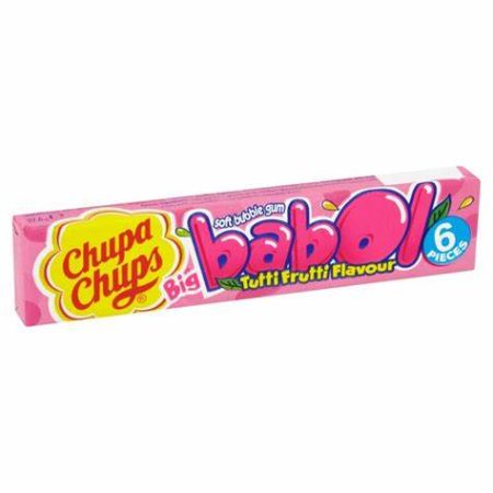 CHUPA CHUPS BIG SOFT BUBBLE GUM BABOL TUTTI FRUTTI FLAVOUR