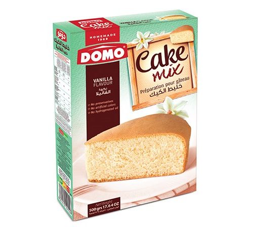 DOMO CAKE MIX VANILLE 500G (12)