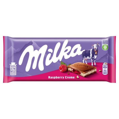 MILKA 100G RASPBERRY (22)PG