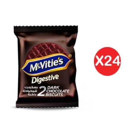 MCVITIES DIGESTIVE BISCUITS TO GO DARK X24 33G