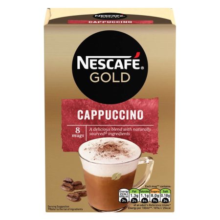 NESCAFE GOLD CAPPUCCINO X8 124G