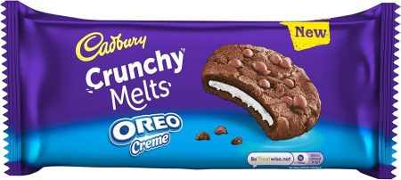 CADBURY CRUNCHY MELTS OREO CREME 156G