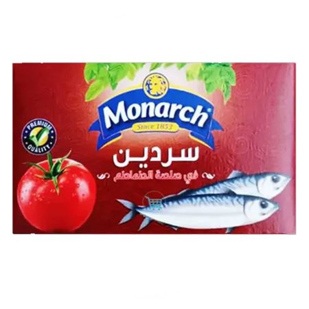 MONARCH SARDINES IN TOMATO SAUCE 125G