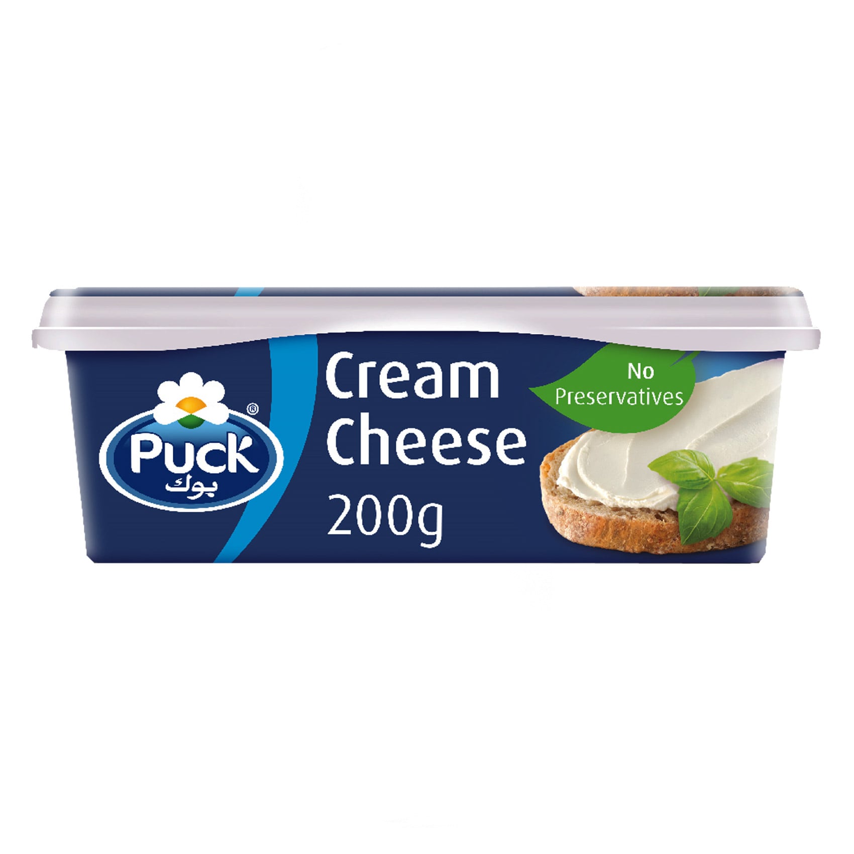 PUCK PLAIN CREAM CHEESE TUBS 200G
