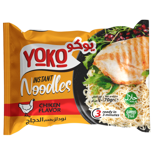 YOKO NOODLES CHICKEN 70G