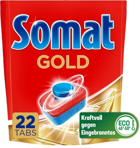 SOMAT GOLD AUTOMATIC DISHWASHING TABLETS 22TABS (-30%)
