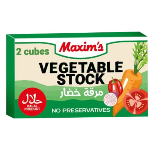 MAXIM'S VEGETABLE STOCK CUBES 20G