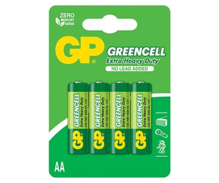 GP GREENCELL ZINC AA4 BATTERY