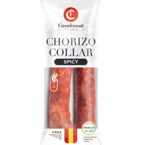 CASADEMONT CHORIZO COLLAR  SPICY 225G