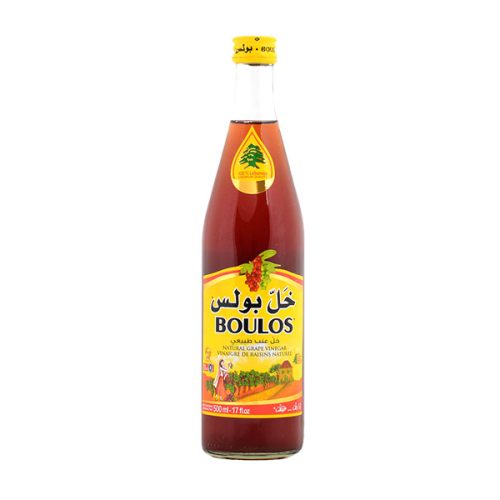 BOULOS NATURAL GRAPE VINEGAR 500ML