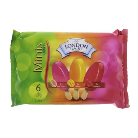 LONDON DAIRY MINIS GUAVA/MANGO/RASBERRY