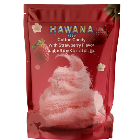 HAWANA COTTON CANDY IN STRAWBERRY FLAVOR BAG 200G