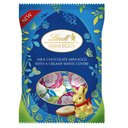 LINDT GOLD BUNNY MINI EGG CHOC 80G