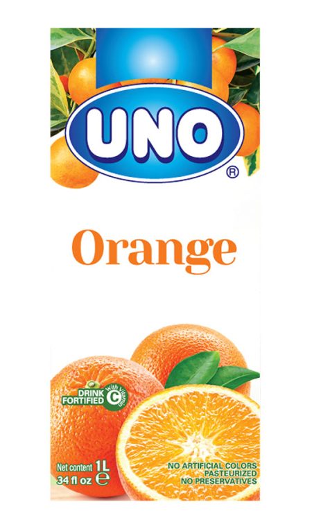 UNO ORANGE JUICE CARTON 1L