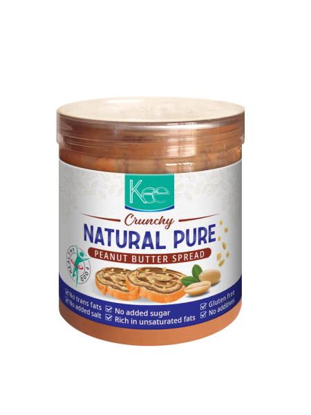 KEE NATURAL CRUNCHY PEANUT BUTTER SPREAD