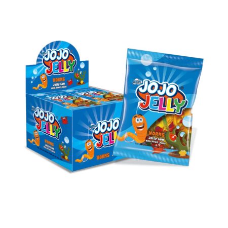 JOJO JELLY 80G WORMS