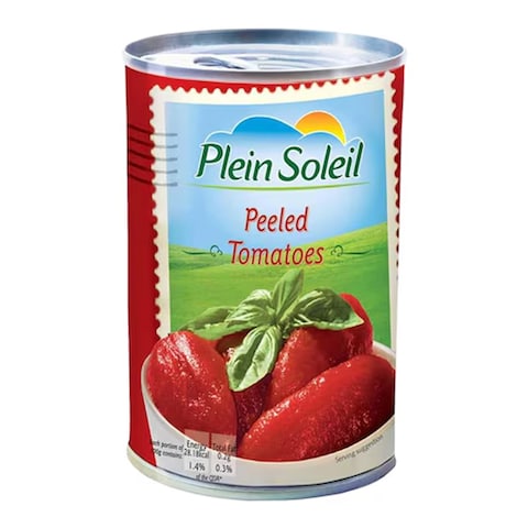 PLEIN SOLEIL WHOLE PEELED TOMATO 400G