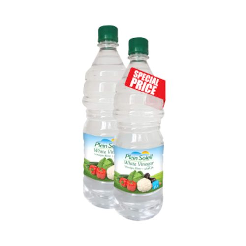 PLEIN SOLEIL WHITE VINEGAR 1L X2 PROMO PRICE