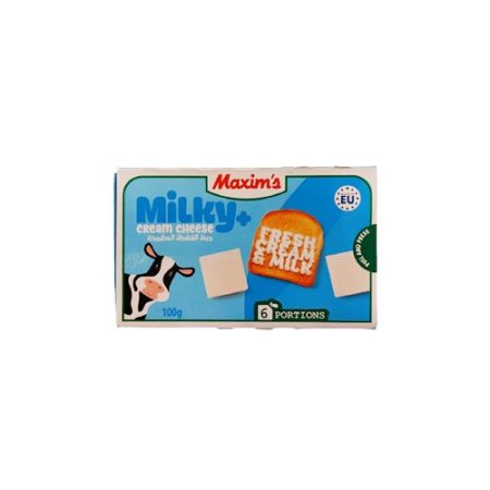 MAXIM'S MILKY CHEESE CREAM SQUARE X6 100G
