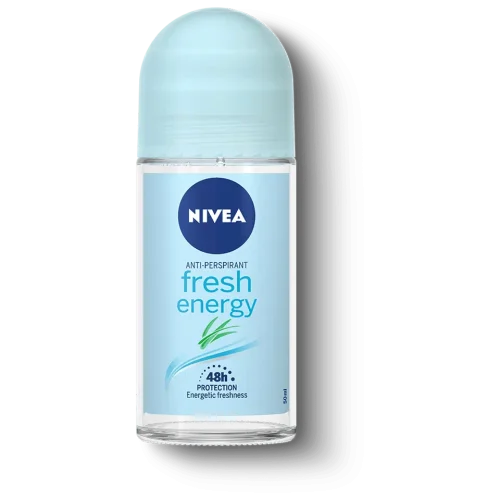 NIVEA WOMEN  ANTI-PERSPIRANT FRESH ENERGY  ROLL-ON  48H PROTECTION ENERGETIC FRESHNESS 50ML