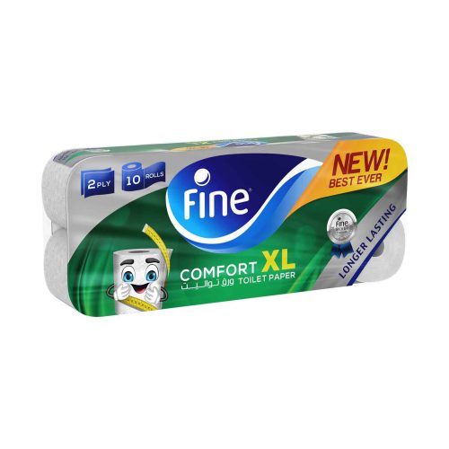 FINE COMFORT TOILET PAPER XL 10 ROLLS