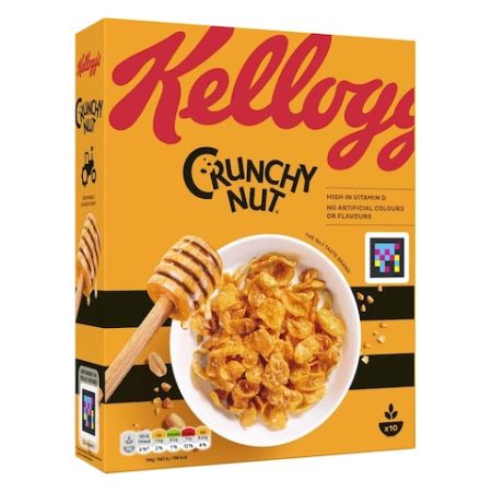 KELLOGG'S CORN FLAKES CRUNCHY NUT CEREAL 300G
