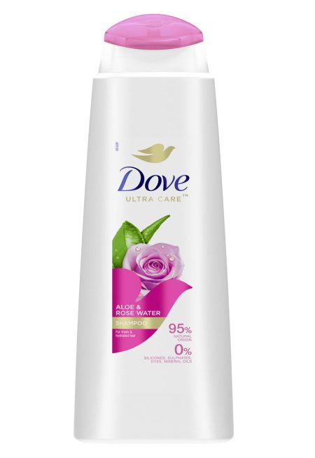 DOVE SHAMPOO ALOE & ROSE 400ML