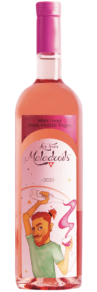LES TROIS MALADROITS ROSE 75CL