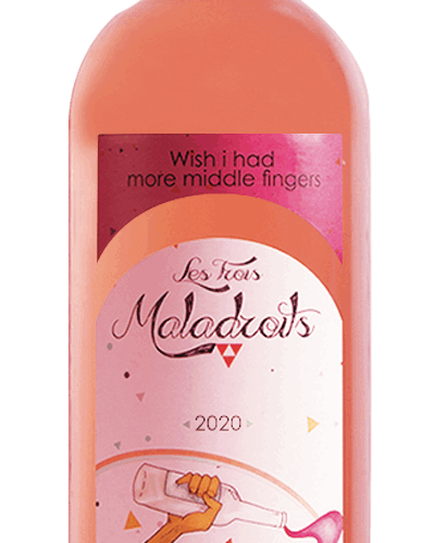 LES TROIS MALADROITS ROSE 75CL