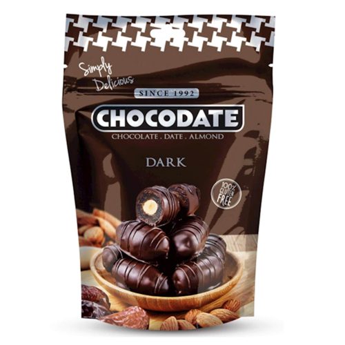 CHOCODATE DARK POUCH 250G