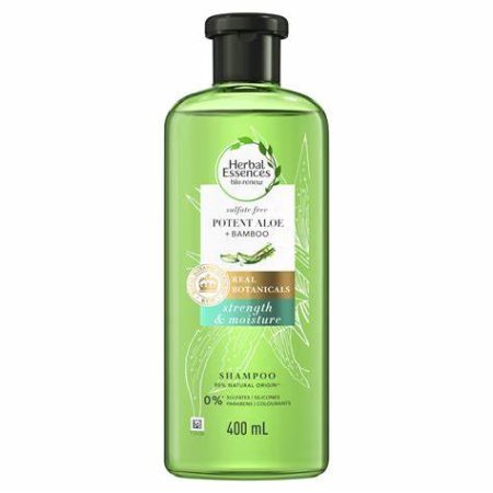 HERBAL ESSENCES POTENT ALOE + BAMBOO SHAMPOO 400ML