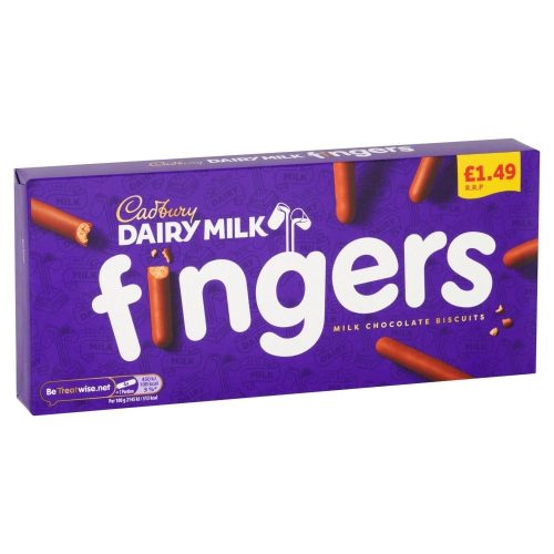 CADBURY FINGERS MILK CHOCOLATE 114G