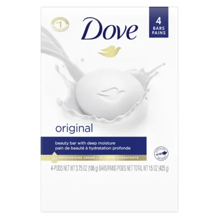 DOVE BEAUTY CREAM BAR ORIGINAL X4