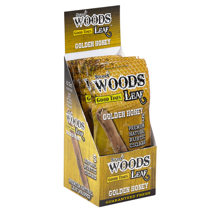 SWEET WOODS LEAF GOLDEN HONEY 5 PIECES